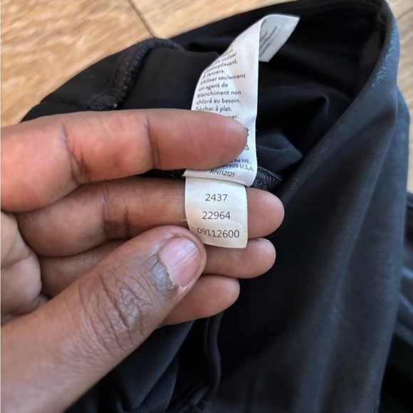 SPANX shape Faux Leather Leggings Black L - Picture 5 of 7